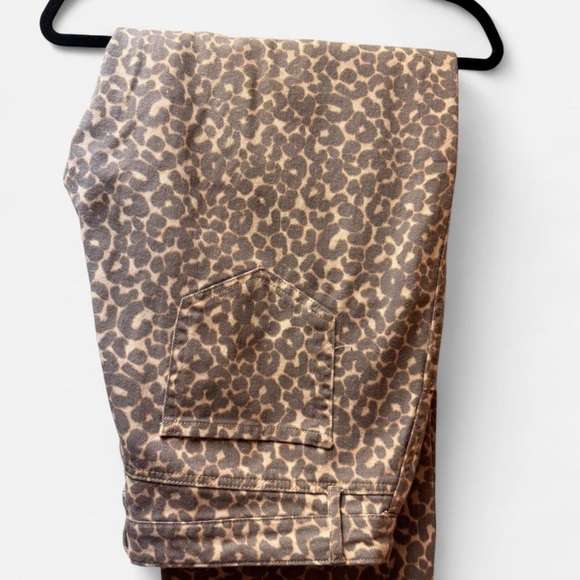 wild fable Denim - wild fable Leopard-Print Pants in Brown and Tan